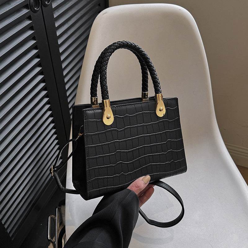 Women's Fashion Small Square Bag Solid Color - MYLUXURY LANE ENTERPRISE
