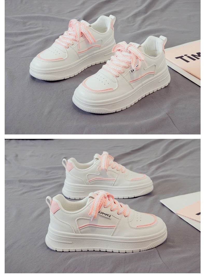 Platform White Shoes Minority All-match Running Leisure Sneakers - MYLUXURY LANE ENTERPRISE
