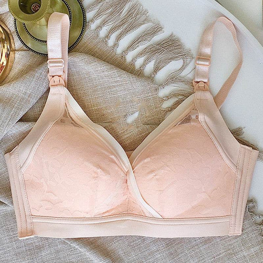 Confinement Bra New Pregnancy Dear Breastfeeding Bras Gathered Before Cross Breastfeeding Pregnant Women Underwear - MYLUXURY LANE ENTERPRISE