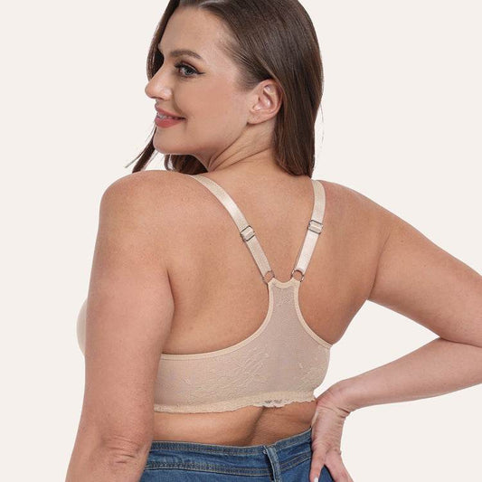 Thin Cup With Steel Ring Front Closure Bra Underwear - MYLUXURY LANE ENTERPRISE