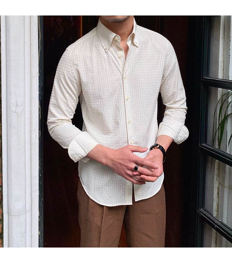 Retro Breathable Wrinkle Resistant Shirt Italian - MYLUXURY LANE ENTERPRISE