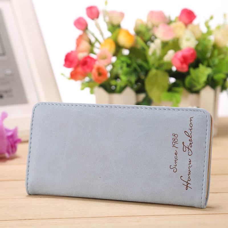 Women's Mid-length Korean-style Frosted Wallet - MYLUXURY LANE ENTERPRISE