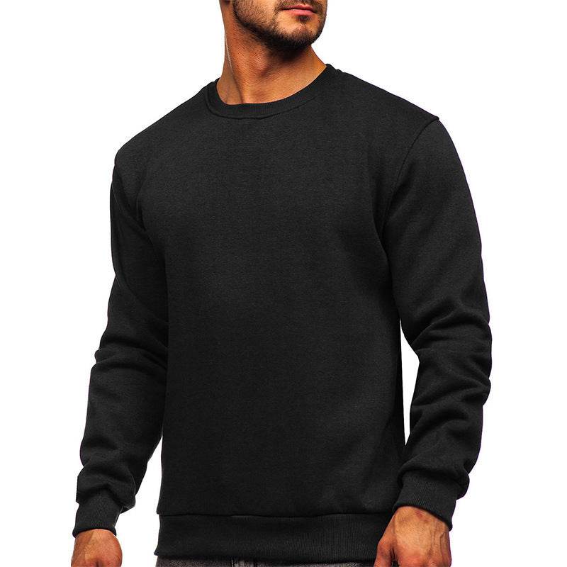 European American Hoodie With Round Neck In Solid Color - MYLUXURY LANE ENTERPRISE