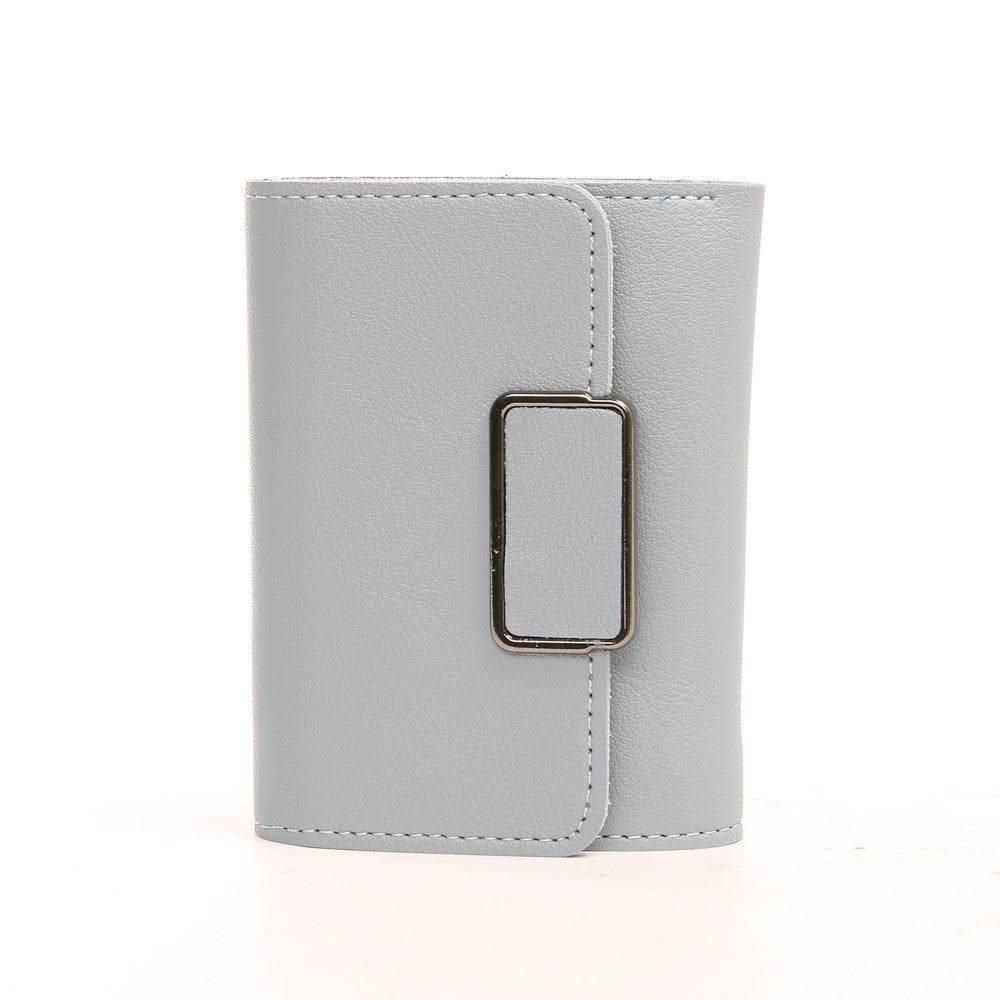 Women's Short And Simple Plaid Fashion Wallet - MYLUXURY LANE ENTERPRISE