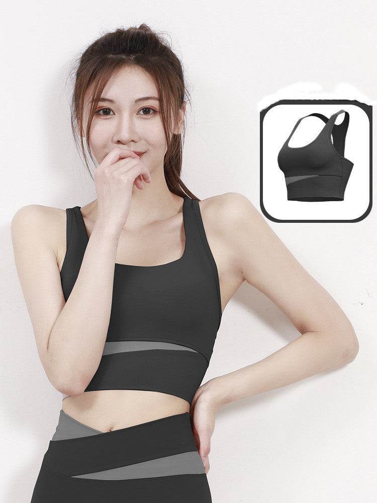High Strength Shock-absorbing Fitness Vest Wearing Out Running Yoga Bra - MYLUXURY LANE ENTERPRISE