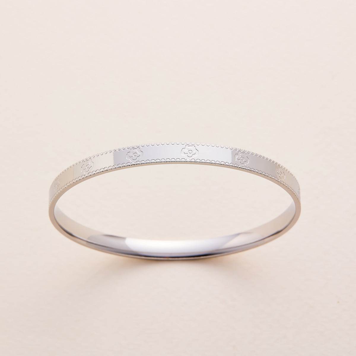 Children's Graffiti Clover Kaleidoscope Titanium Steel Bracelet Simple - MYLUXURY LANE ENTERPRISE