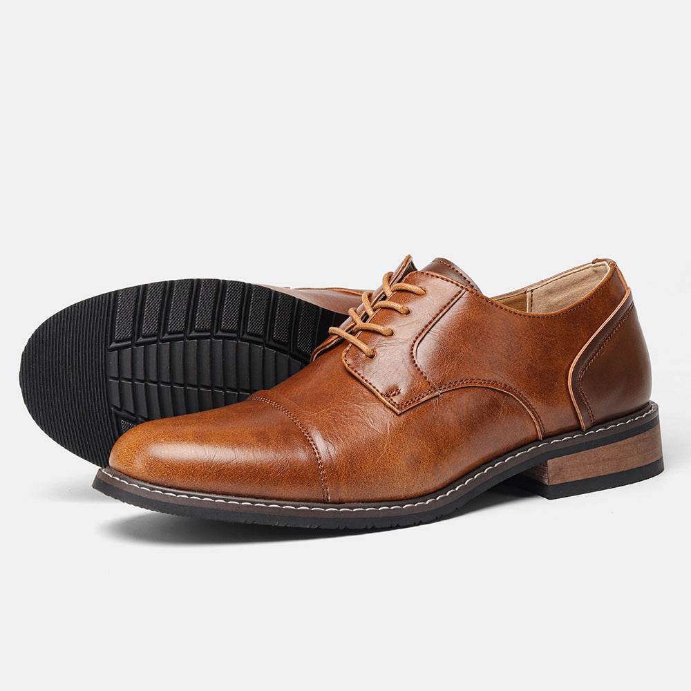 Business Formal Wear Cross-border Plus Size Retro Summer Men's Fashion Leather Shoes - MYLUXURY LANE ENTERPRISE