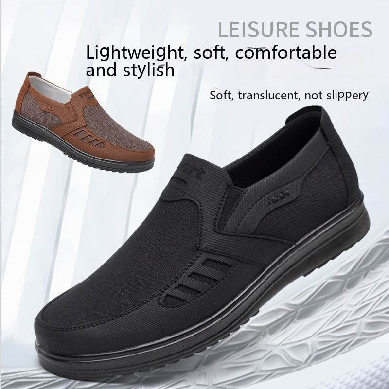 Spring And Autumn Old Beijing Cloth Shoes Men's Shoes Men's Breathable Thin Shoes - MYLUXURY LANE ENTERPRISE