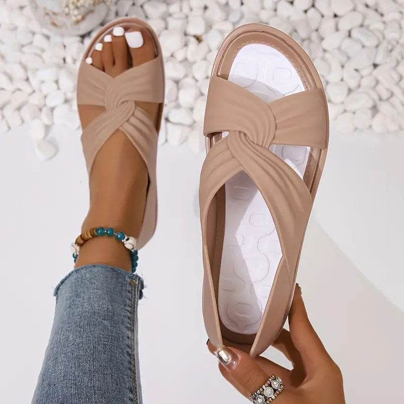 Flat Casual Women's Summer Flat Sandals Slippers - MYLUXURY LANE ENTERPRISE
