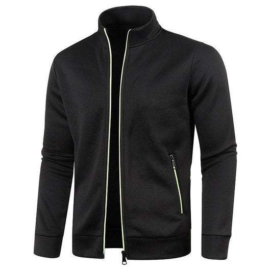 Men's Long Zipper Knitted Jacket - MYLUXURY LANE ENTERPRISE