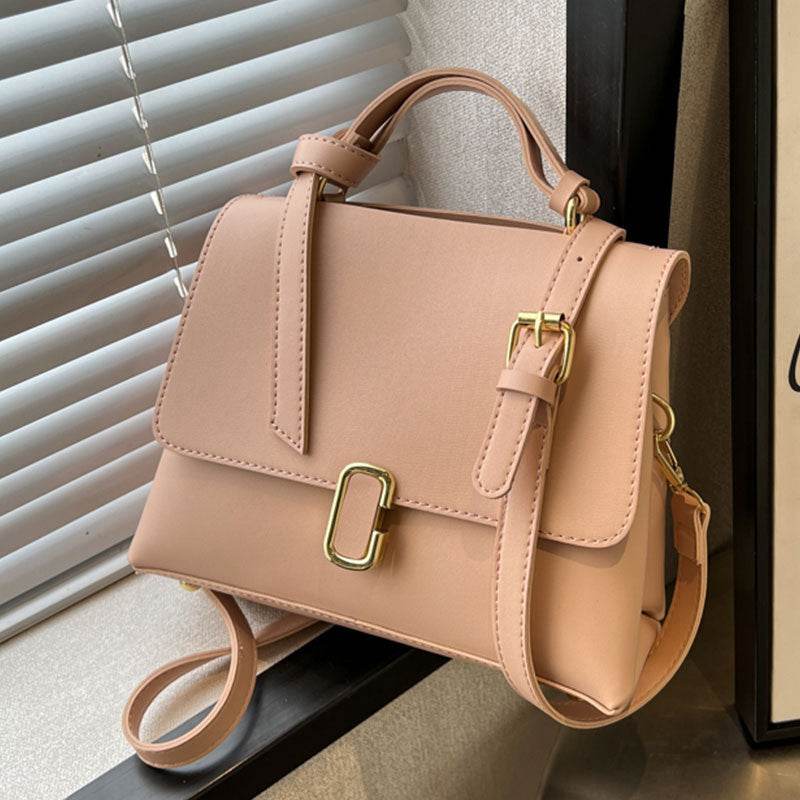 Retro Women's Frosted Small Square Bag Casual Shoulder Bag - MYLUXURY LANE ENTERPRISE