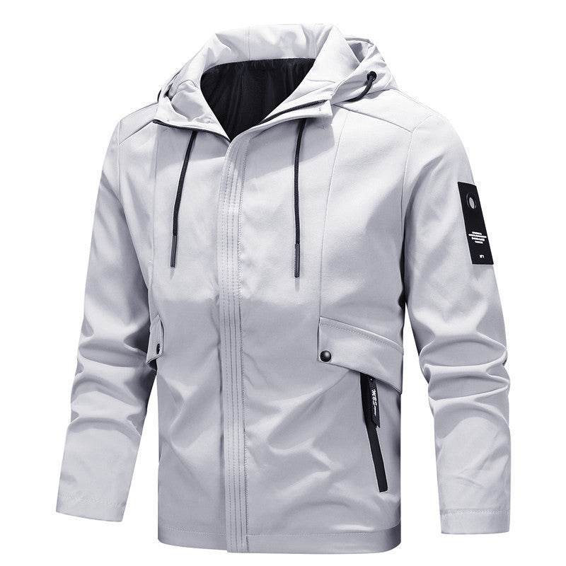 Men's Fashion Casual Solid Color Jacket - MYLUXURY LANE ENTERPRISE