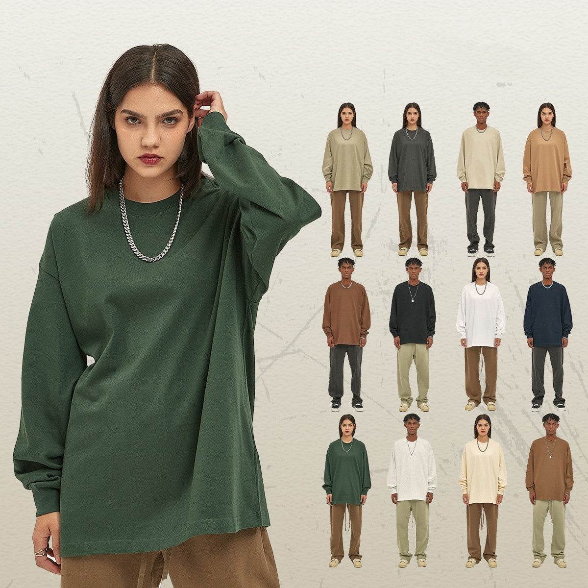 Loose Long-sleeved T-shirt Top - MYLUXURY LANE ENTERPRISE