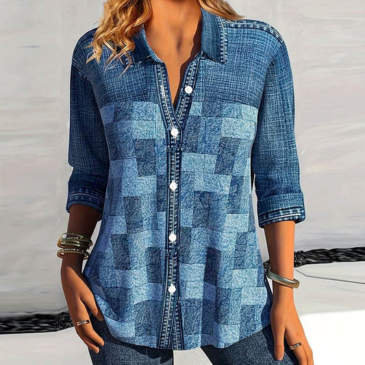 Women's Autumn Vintage Denim Jacket - MYLUXURY LANE ENTERPRISE
