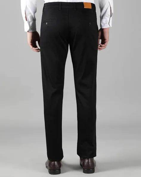 Polyester Blend Solid Slim Fit Mens Formal Trouser - MYLUXURY LANE ENTERPRISE