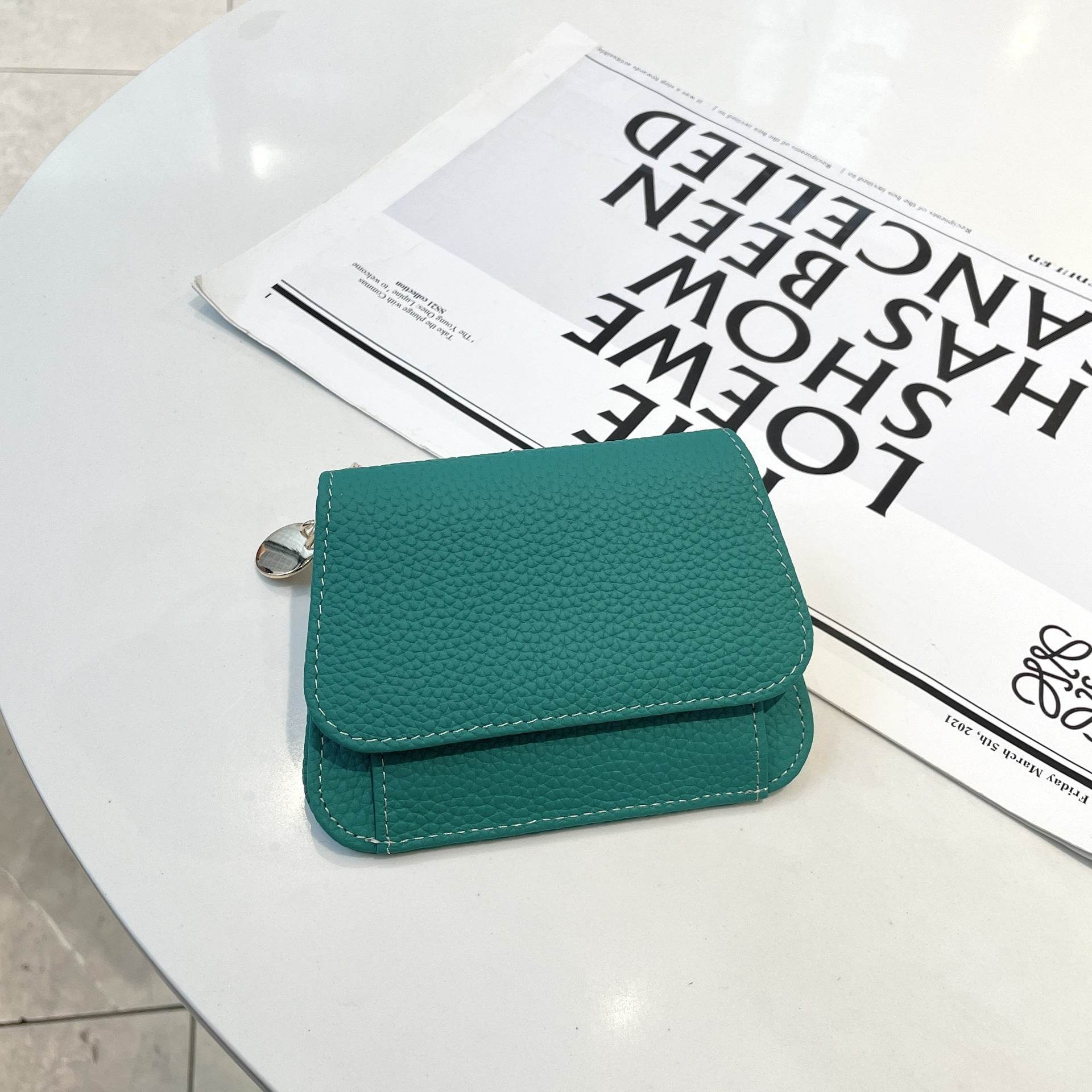 Ladies Card Holder Ins Cowhide Korean Style Mini Multi-card Slot Coin Purse - MYLUXURY LANE ENTERPRISE