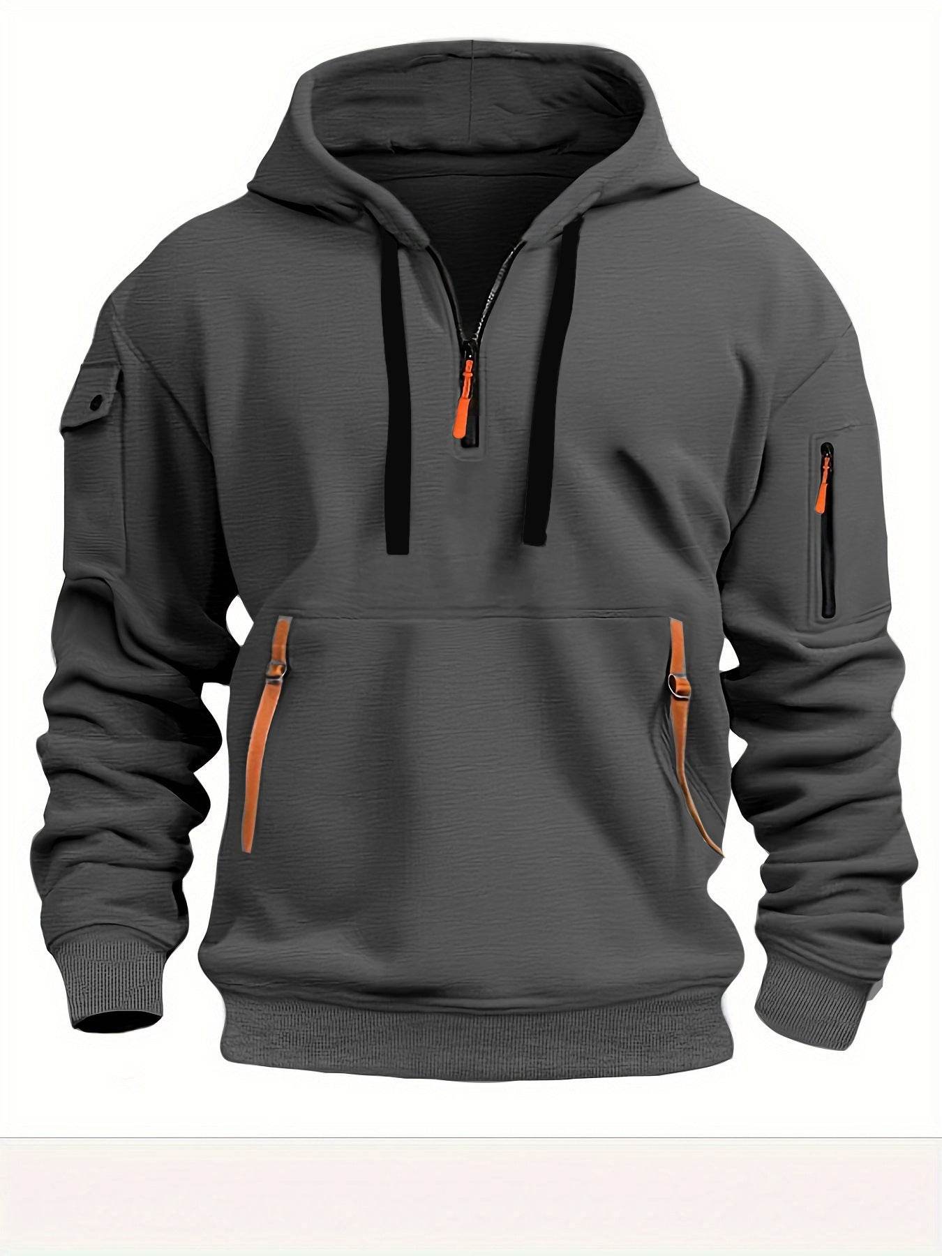 Cotton Dropped Shoulder Hooded Sweatshirt Men's Women's Plus Size Loose Pullover Fashion Sweatshirt - MYLUXURY LANE ENTERPRISE