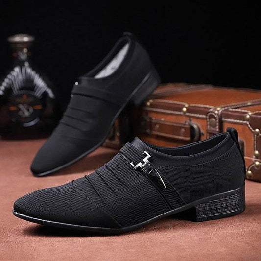 Pointed men's leather shoes - MYLUXURY LANE ENTERPRISE