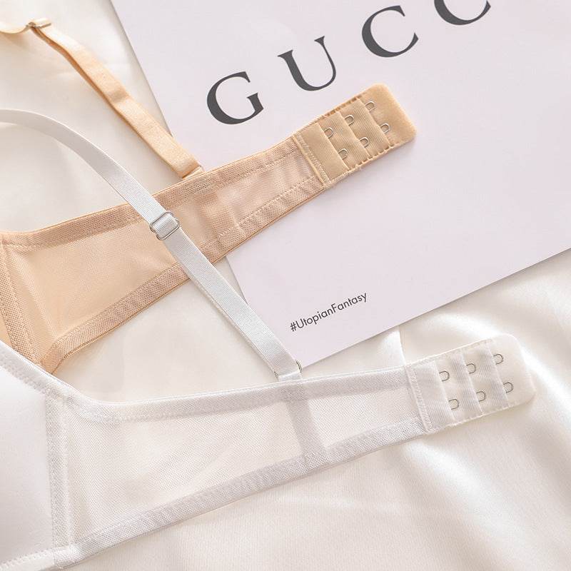Push Up Comfort Pure Color Mesh Backless Bra - MYLUXURY LANE ENTERPRISE