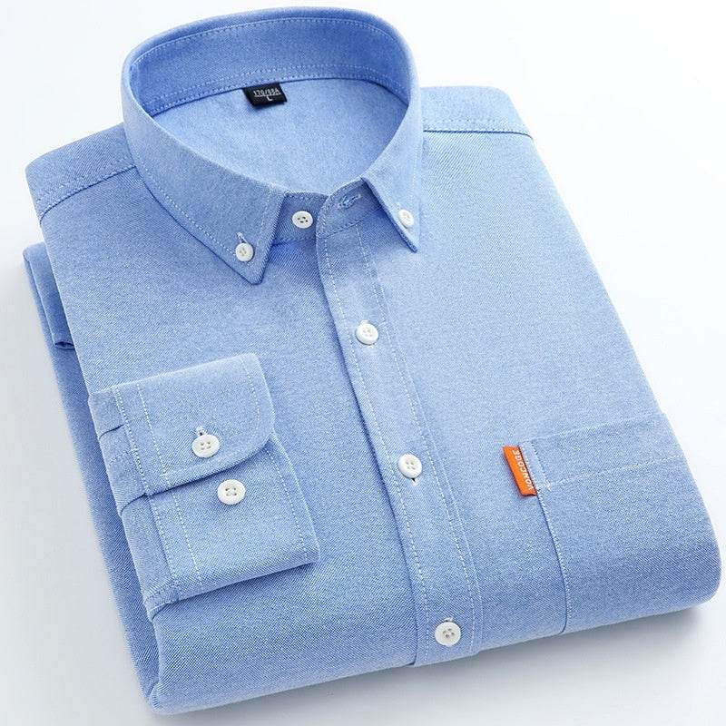 Men's Shirt Long Sleeve Pure Cotton Coat - MYLUXURY LANE ENTERPRISE