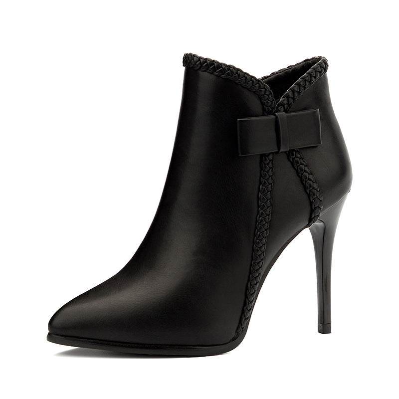 Europe And America Sexy Pointed Toe High Heel Martin Boots - MYLUXURY LANE ENTERPRISE