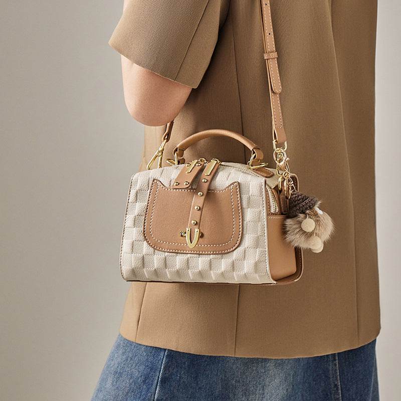 Autumn And Winter Boston Pillow Bag Women's Portable - MYLUXURY LANE ENTERPRISE