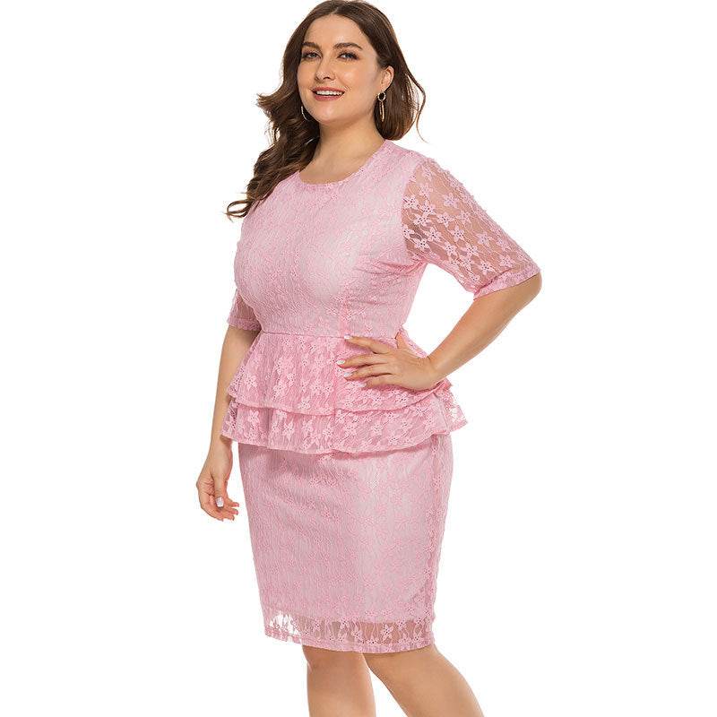 Plus size full lace dress - MYLUXURY LANE ENTERPRISE