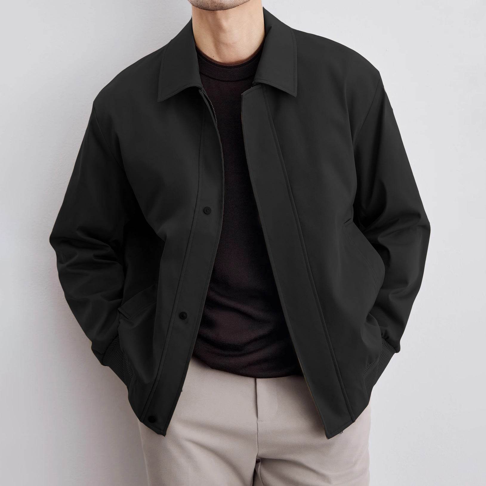 Men's Korean-style Lapel Executive Jacket - MYLUXURY LANE ENTERPRISE