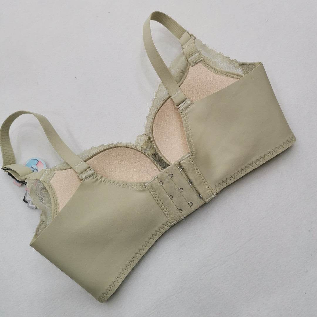 Lace Thin Underwear Three Breasted Wireless Bra - MYLUXURY LANE ENTERPRISE