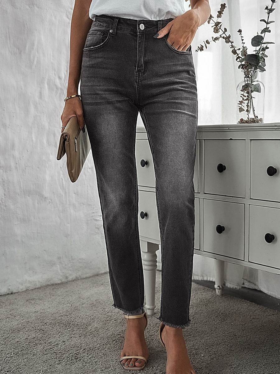 European And American Washed Jeans For Women - MYLUXURY LANE ENTERPRISE