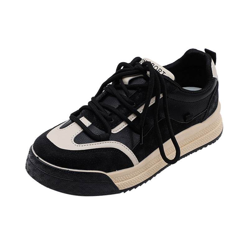 Womens Casual Sneakers Back To Milk Tea Tone Thick Sole Shoes - MYLUXURY LANE ENTERPRISE