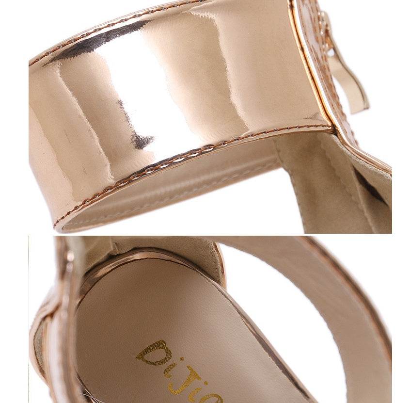 European and American new sandals explosions champagne single shoes - MYLUXURY LANE ENTERPRISE