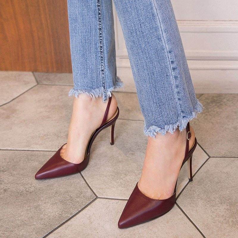 Sandals with a small head and a pointed toe - MYLUXURY LANE ENTERPRISE