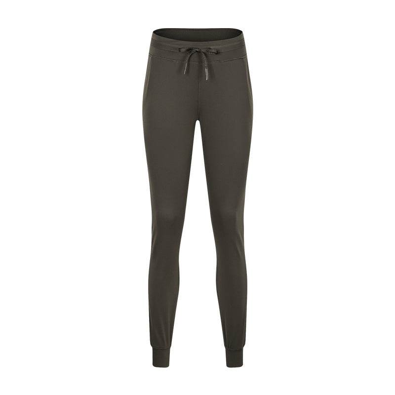 High-waist Yoga Women's Quick-drying Elasticated Slim Slimming Track Pants - MYLUXURY LANE ENTERPRISE