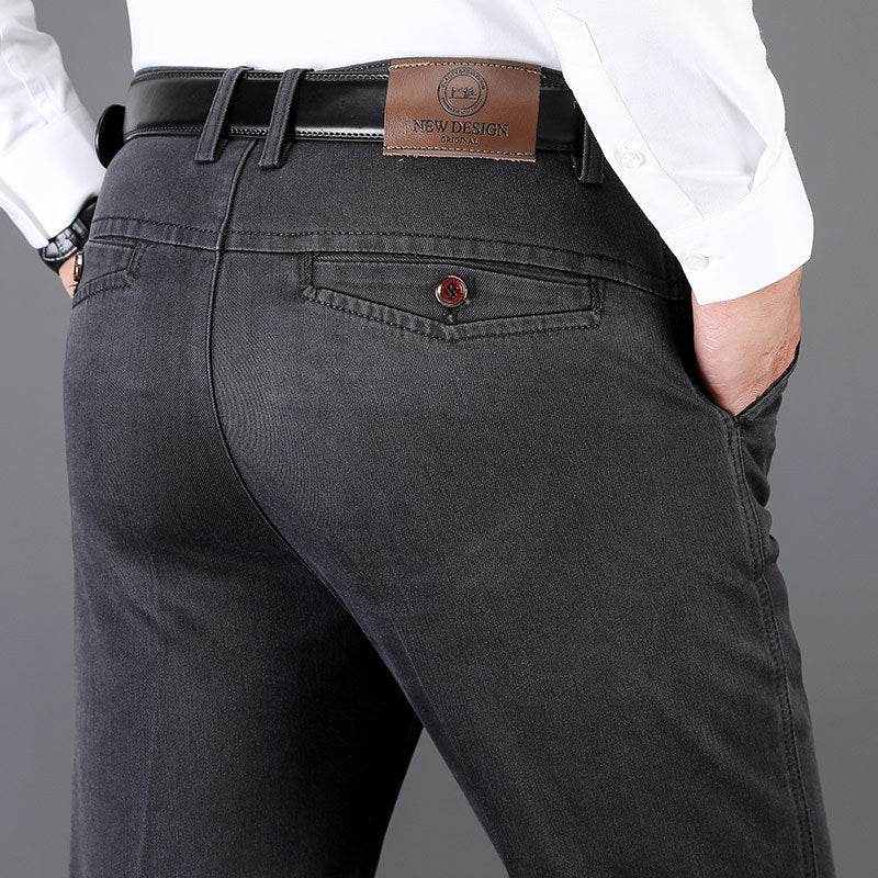 Autumn And Winter Thick High Waist Plus Size High Elasticity Baggy Straight Trousers - MYLUXURY LANE ENTERPRISE