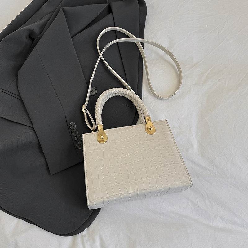 Women's Fashion Small Square Bag Solid Color - MYLUXURY LANE ENTERPRISE