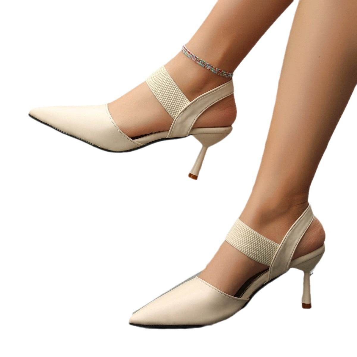 New Pointed Toe Stiletto Slippers Women - MYLUXURY LANE ENTERPRISE