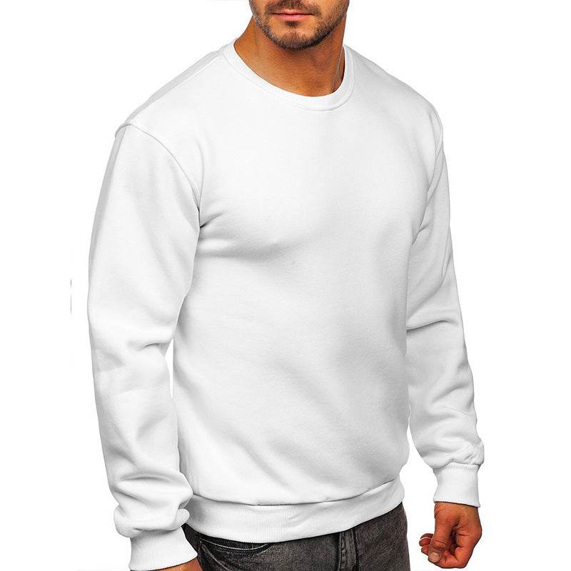 European American Hoodie With Round Neck In Solid Color - MYLUXURY LANE ENTERPRISE