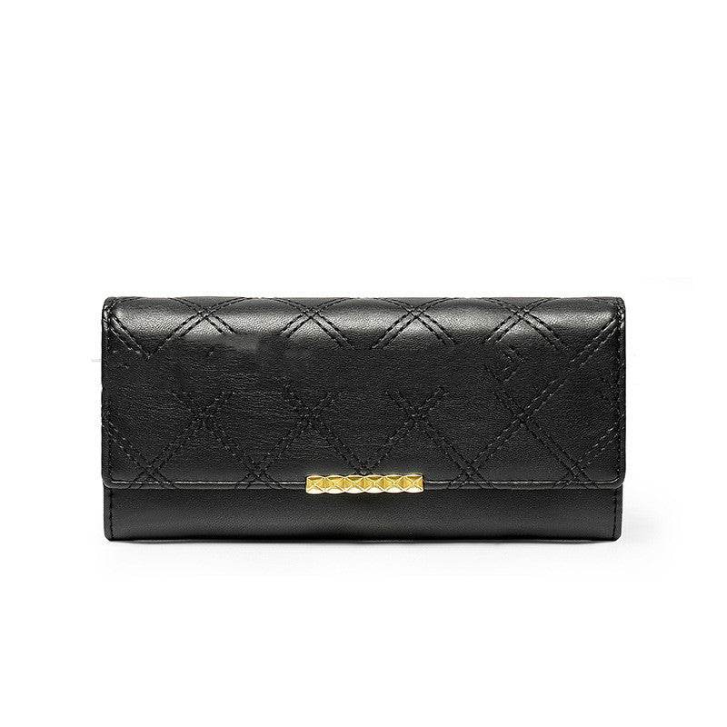 Fashion Rhombus Long Ladies Hand Wallet - MYLUXURY LANE ENTERPRISE