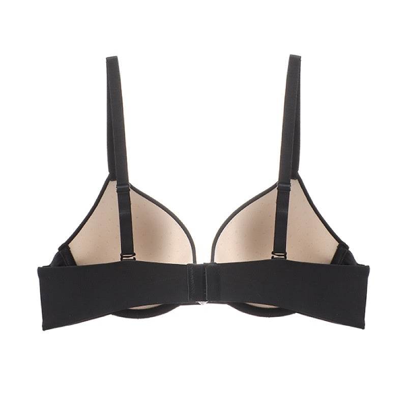 Glossy Push-up Large Bra Soft Steel Ring Adjustable Bra - MYLUXURY LANE ENTERPRISE