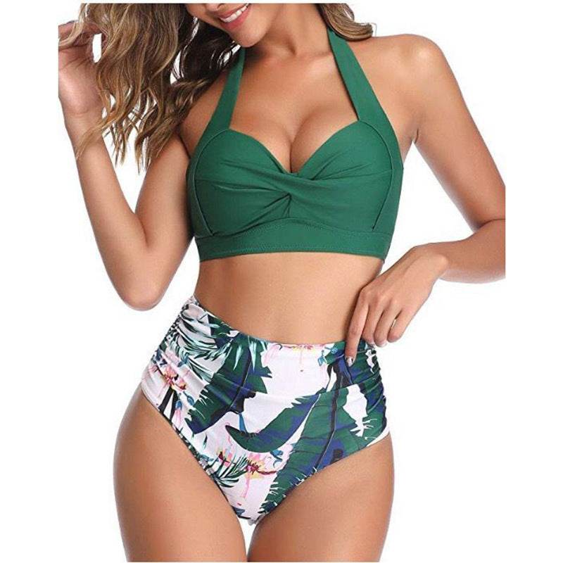 Retro gathered bikini - MYLUXURY LANE ENTERPRISE