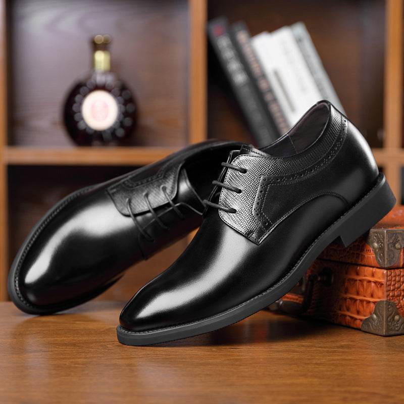 Business Formal Wear Leather Shoes Men's Pointed Casual Shoes - MYLUXURY LANE ENTERPRISE
