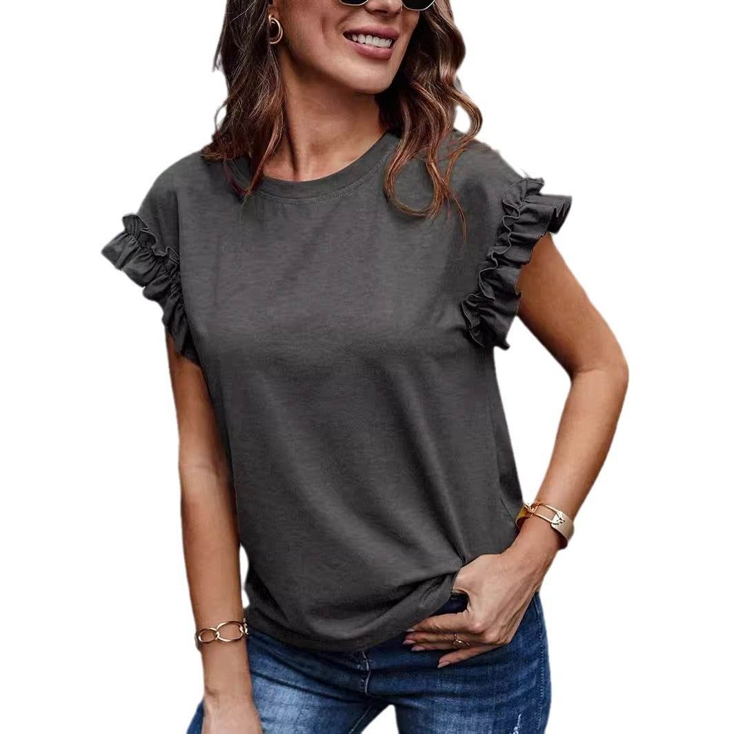 Stylish Sweet All-match Top T-shirt - MYLUXURY LANE ENTERPRISE