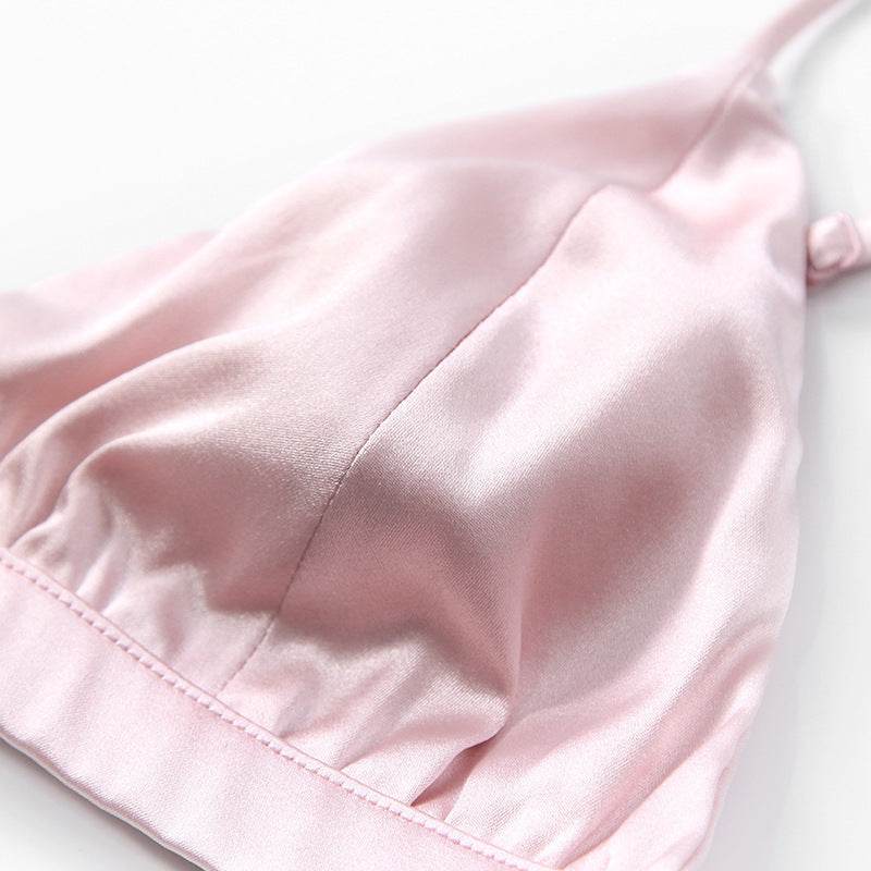 Silk Non-steel Ring Triangular Cup Invisible Underwear - MYLUXURY LANE ENTERPRISE