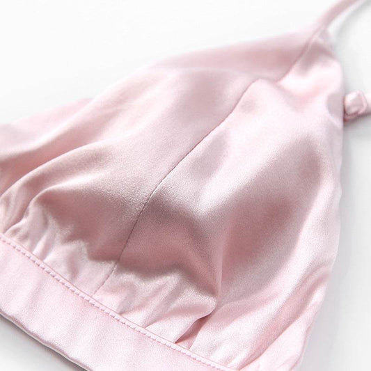 Silk Non-steel Ring Triangular Cup Invisible Underwear - MYLUXURY LANE ENTERPRISE