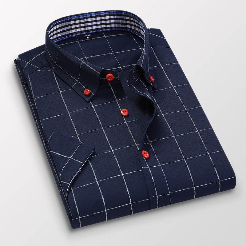 Men's New Slim Print Plus Size Shirt - MYLUXURY LANE ENTERPRISE