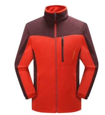 Cross-border Sources Of New Polar Fleece Warm Fleece Couple Cardigan Contrast - MYLUXURY LANE ENTERPRISE