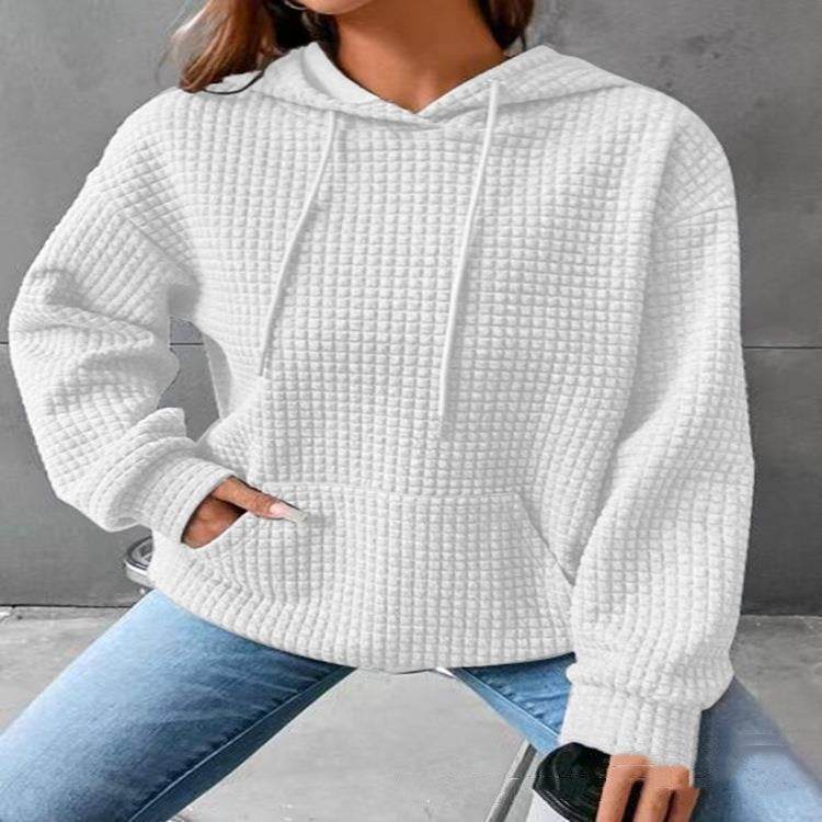 Women's Loose Casual Solid Color Long-sleeved Sweater - MYLUXURY LANE ENTERPRISE