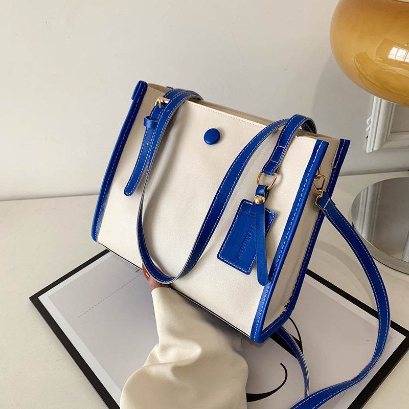 Fashion Stitching Popular Shoulder Messenger Bag - MYLUXURY LANE ENTERPRISE