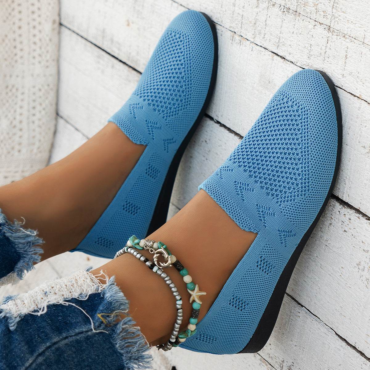 Women's Plus Size Round Toe Flat Bottom Casual Shoes - MYLUXURY LANE ENTERPRISE